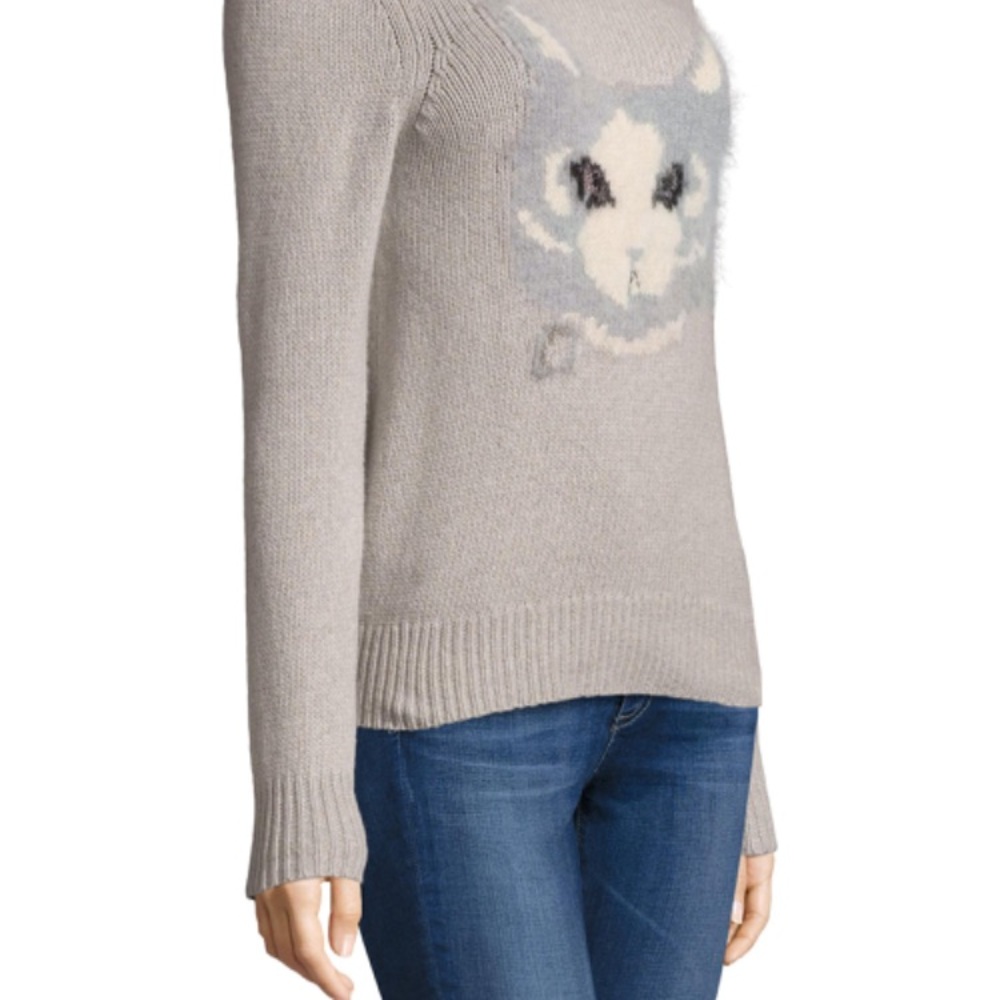 Rebecca Taylor cat intarsia sweater - Picture 2 of 7